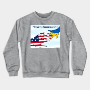 We stand with Ukraine usa Crewneck Sweatshirt